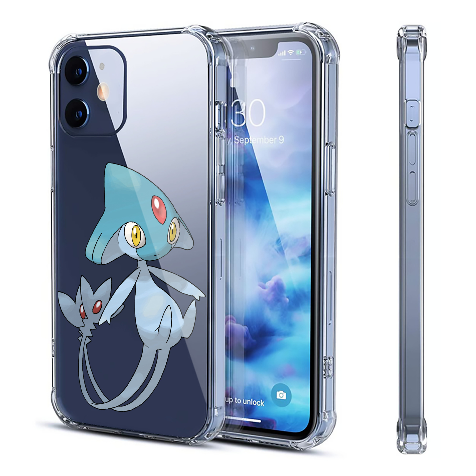 （画像用） ポケットモンスター Pokémon 【iPhone 12シリーズ対応】透明スマホケース（クリアソフトケース）